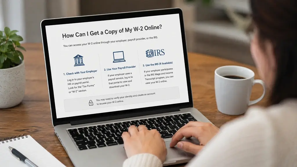 how can i get a copy of my w2 online